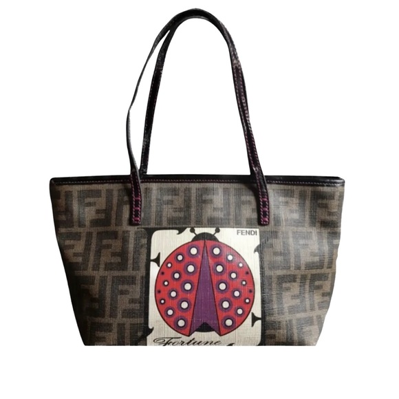 SOLD Fendi ladybug mini roll tote bag - Picture 1 of 7